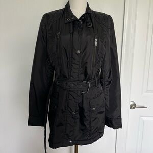 Banana Republic Black Utility Jacket with Belt